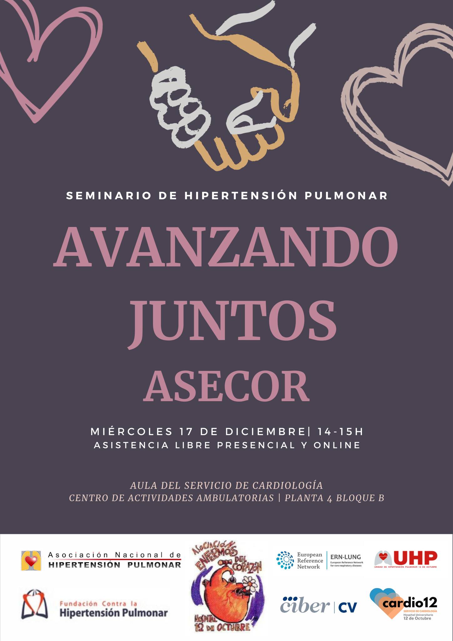Seminario «Avanzando Juntos» “Servicios de Urgencias: ¿Qué hacer cuando se padece hipertensión pulmonar?”