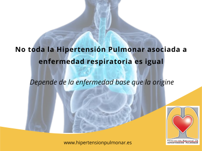Un estudio identifica diferencias en la hipertensión pulmonar según la enfermedad respiratoria que la origina