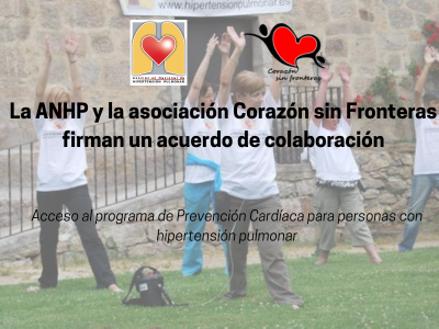 Firma de un convenio para facilitar el acceso de las personas con hipertensión pulmonar a un Programa de Prevención Cardíaca