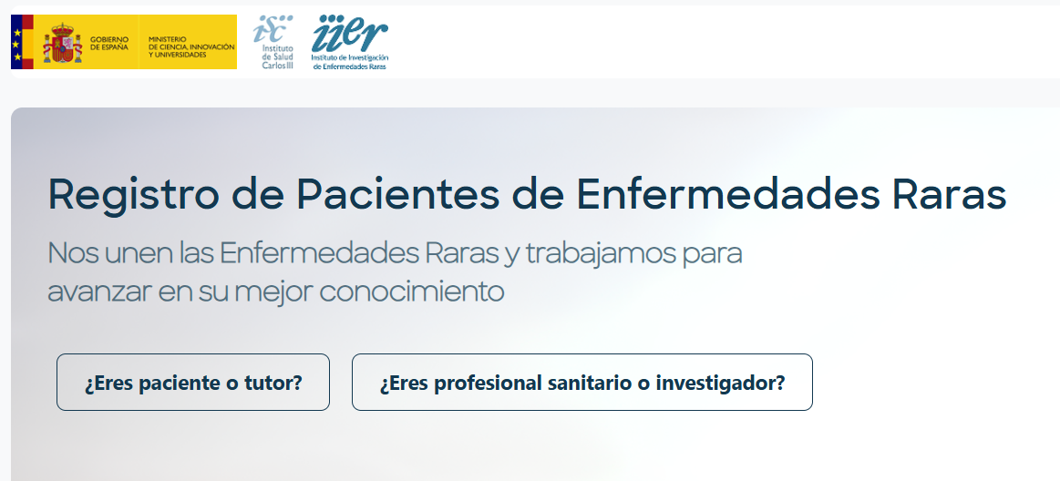 Registro Español de Pacientes de Enfermedades Raras