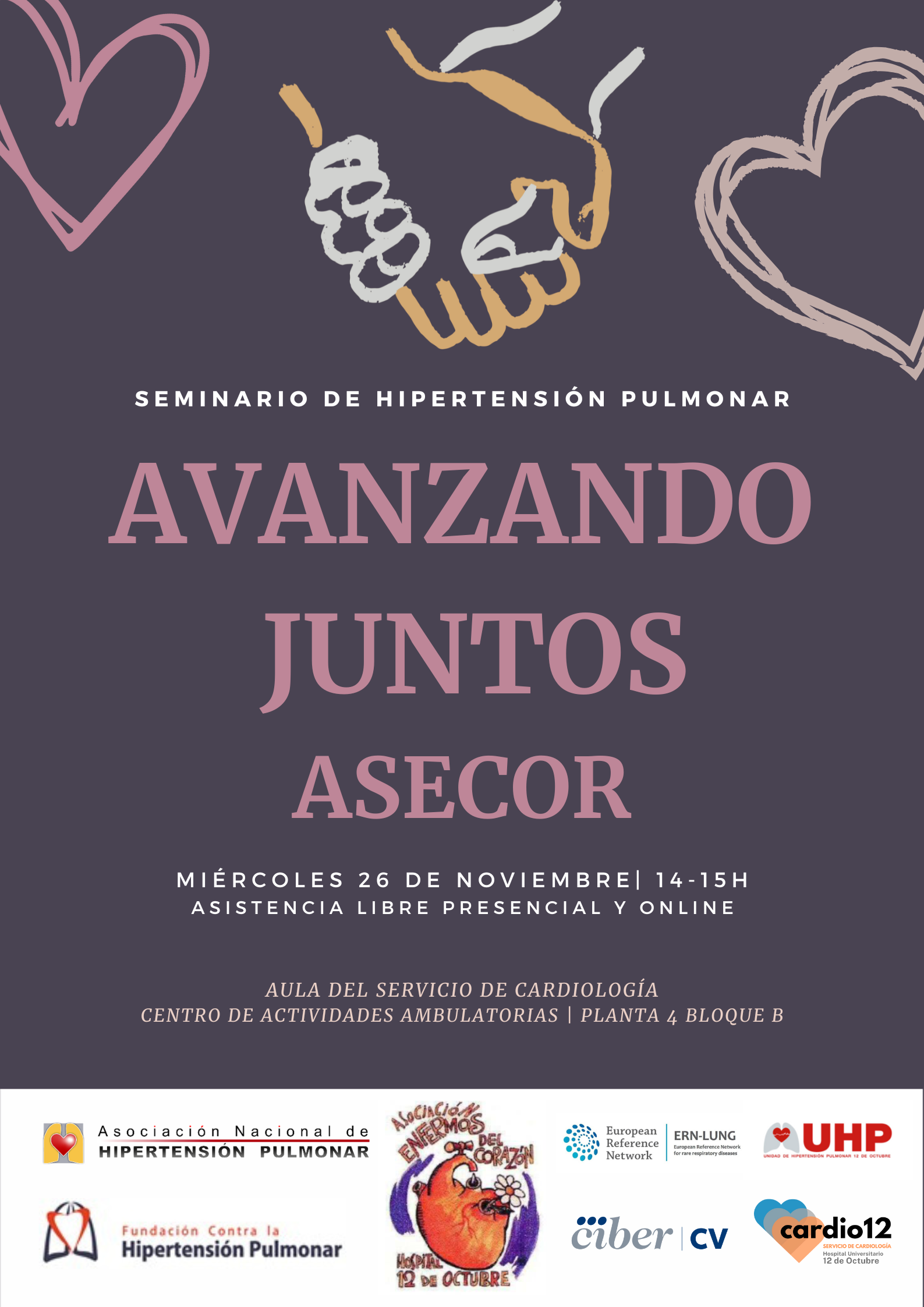 Seminario «Avanzando Juntos» “Conociendo la Hipertensión Pulmonar asociada a enfermedad pulmonar intersticial”