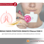 El ensayo PHocus muestra resultados positivos de mosliciguat en la hipertensión pulmonar asociada a enfermedad pulmonar intersticial
