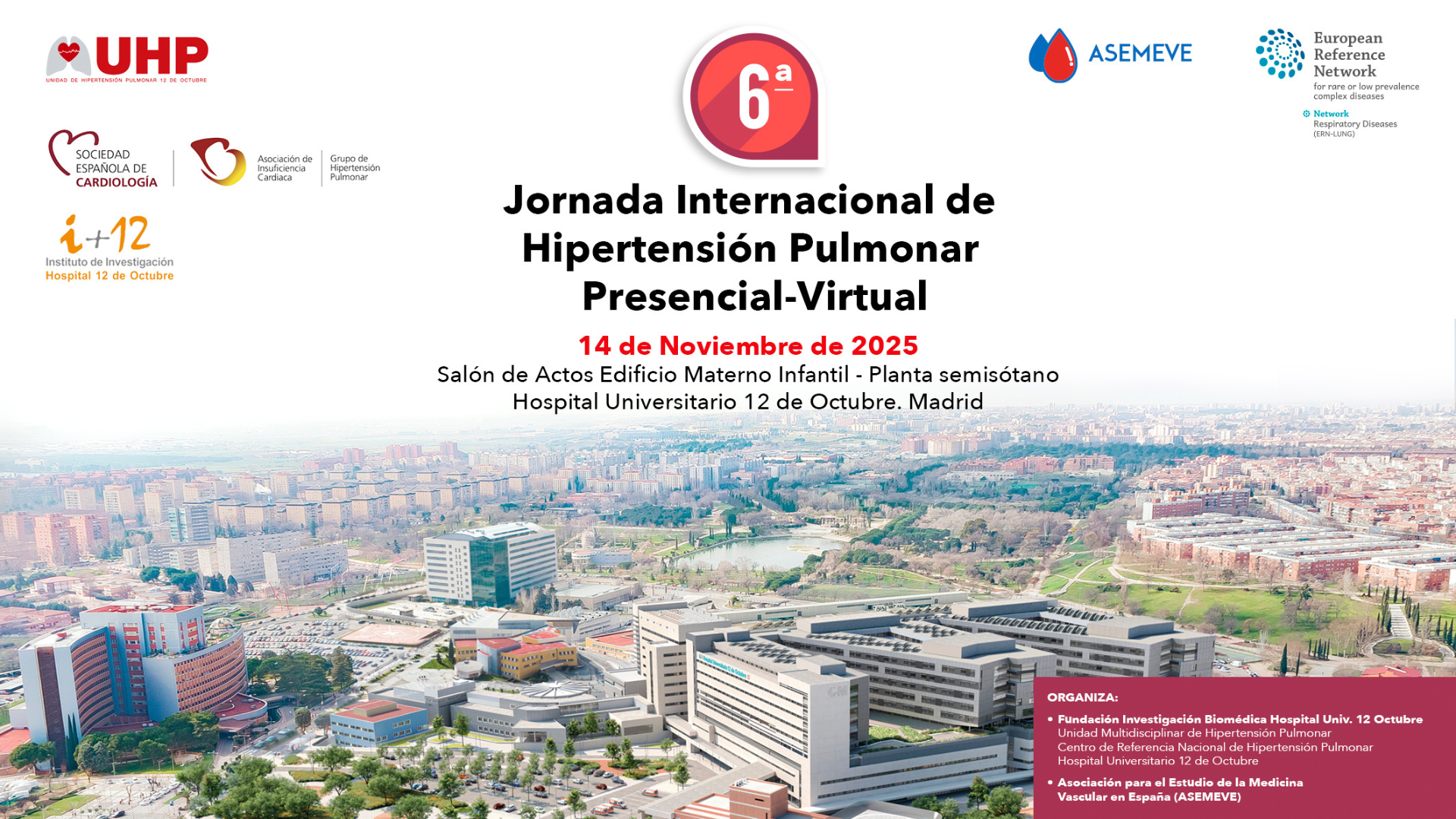 VI Jornada Internacional de Hipertensión Pulmonar (H. 12 de Octubre)