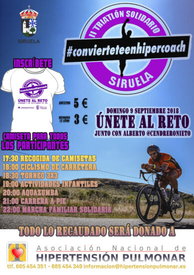 II Triatlón Solidario #convierteteenhipercoach en Siruela (Badajoz) 2018