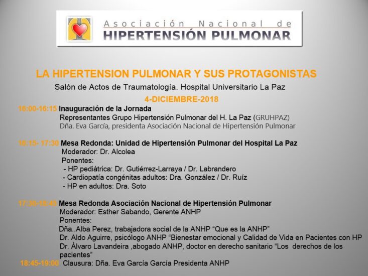 La Hipertensón Pulmonar y sus protagonistas