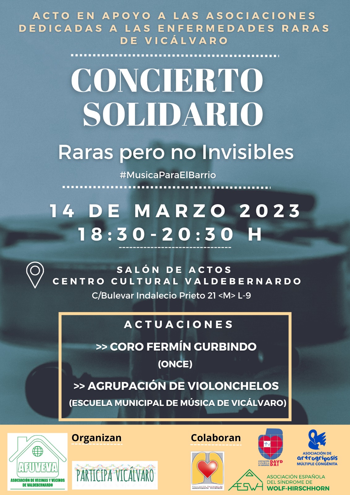 Concierto Solidario «Raras pero no invisibles»