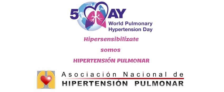 «Hipersensibílizate, somos Hipertensión Pulmonar» campaña del Día Mundial del 30 de abril al 1 de junio