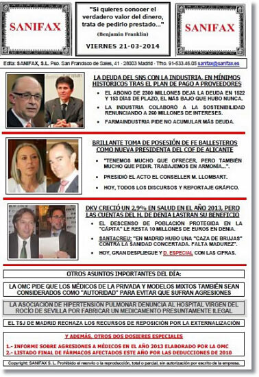 SANIFAX INFORMACION SL
